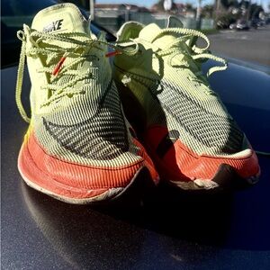 Nike Zoom Fly 3 trainers - yellow and orange #running 11.5 good condition